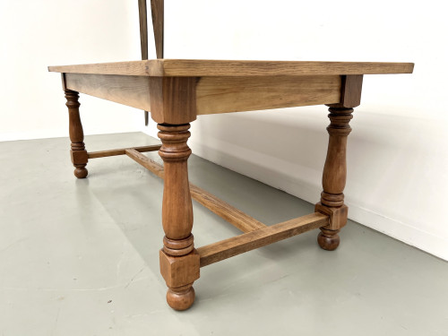 Table en chêne et cerisier – Années 70, vue 9
