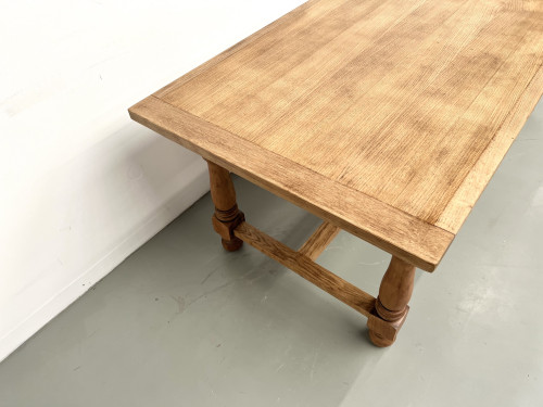 Table en chêne et cerisier – Années 70, vue 15