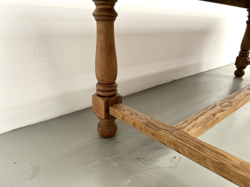 Table en chêne et cerisier – Années 70, vue 19