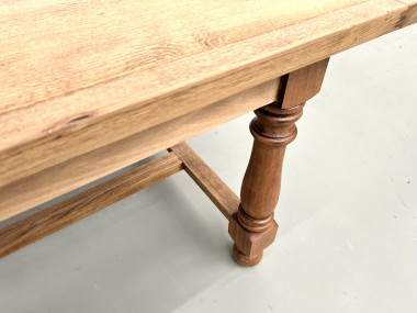Table en chêne et cerisier – Années 70, vue 22