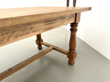 Table en chêne et cerisier – Années 70, vue 27