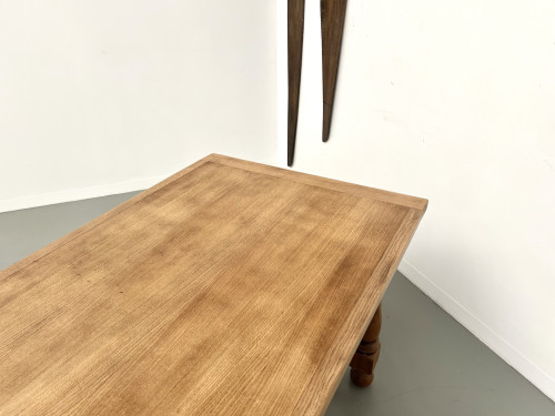 Table en chêne et cerisier – Années 70, vue 28