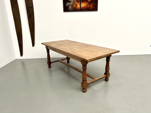 Table en chêne et cerisier – Années 70, vue 30