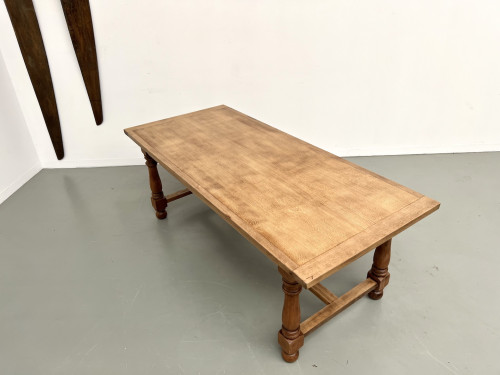 Table en chêne et cerisier – Années 70, vue 31
