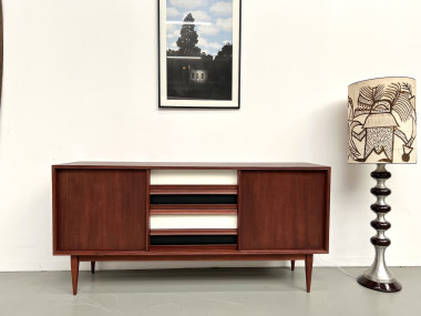 Enfilade moderniste scandinave en teck, vue 3
