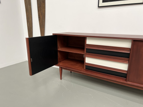 Enfilade moderniste scandinave en teck, vue 8