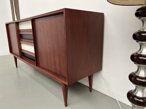 Enfilade moderniste scandinave en teck, vue 11