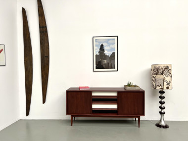 Enfilade moderniste scandinave en teck, vue 17