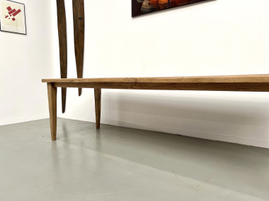 Table de ferme XXL en chêne massif, vue 5