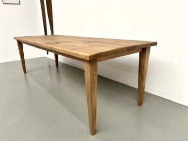 Table de ferme XXL en chêne massif, vue 7