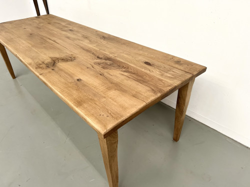 Table de ferme XXL en chêne massif, vue 8