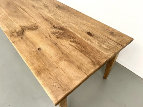 Table de ferme XXL en chêne massif, vue 9