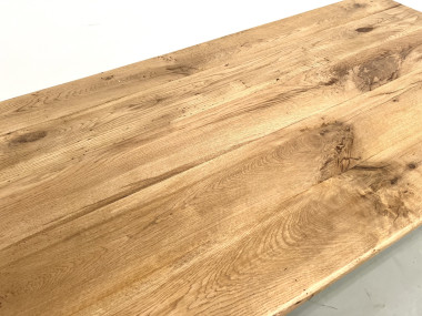 Table de ferme XXL en chêne massif, vue 13
