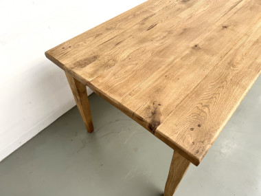 Table de ferme XXL en chêne massif, vue 15