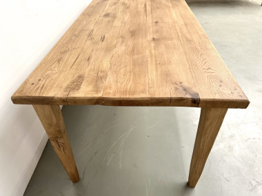Table de ferme XXL en chêne massif, vue 18