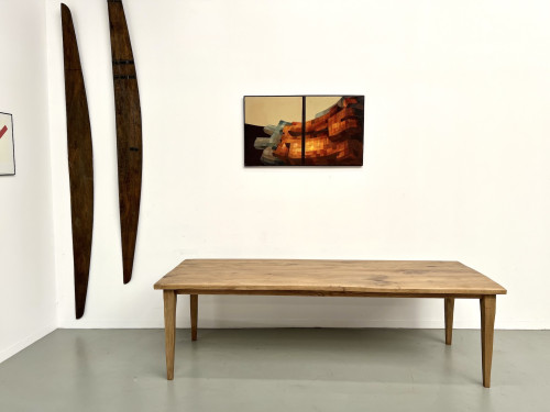 Table de ferme XXL en chêne massif, vue 20