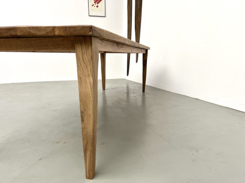 Table de ferme XXL en chêne massif, vue 23