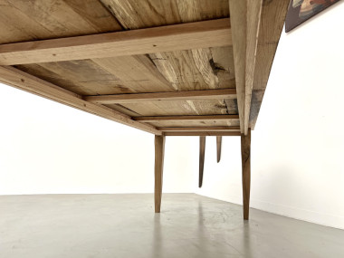 Table de ferme XXL en chêne massif, vue 26