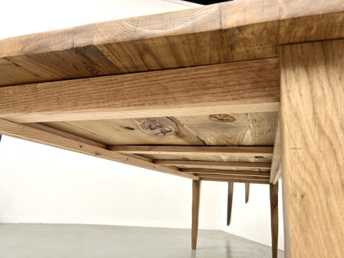 Table de ferme XXL en chêne massif, vue 28