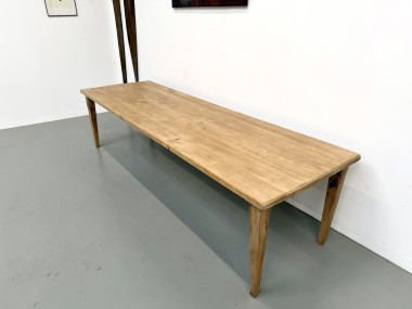 Table XXL en chêne et châtaignier massif, vue 5
