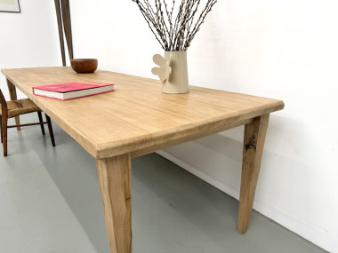 Table XXL en chêne et châtaignier massif, vue 10