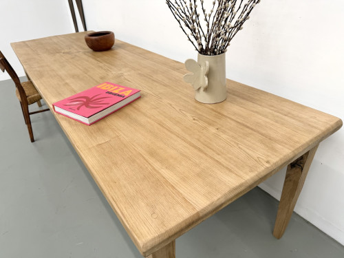 Table XXL en chêne et châtaignier massif, vue 14