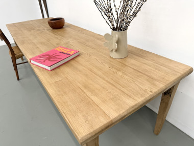 Table XXL en chêne et châtaignier massif, vue 14