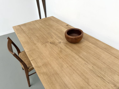 Table XXL en chêne et châtaignier massif, vue 17