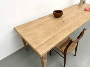 Table XXL en chêne et châtaignier massif, vue 18