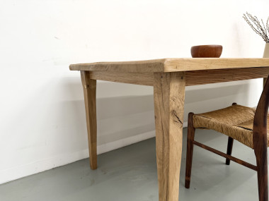 Table XXL en chêne et châtaignier massif, vue 19