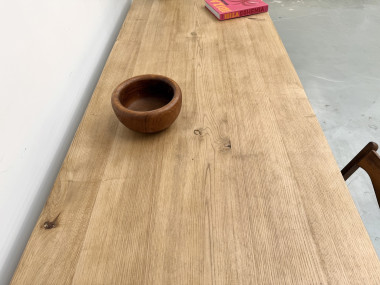 Table XXL en chêne et châtaignier massif, vue 23