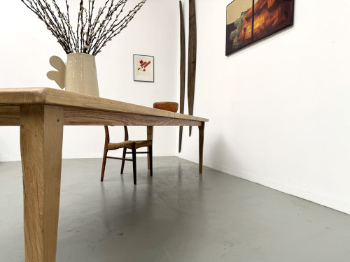 Table XXL en chêne et châtaignier massif, vue 29