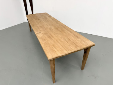 Table XXL en chêne et châtaignier massif, vue 32