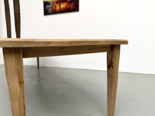 Table XXL en chêne et châtaignier massif, vue 33