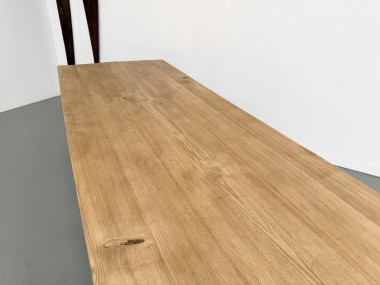 Table XXL en chêne et châtaignier massif, vue 34
