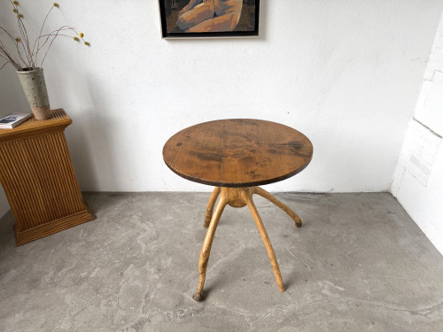 Table brutaliste, art populaire des années 50, vue 3