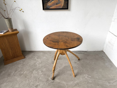 Table brutaliste, art populaire des années 50, vue 3