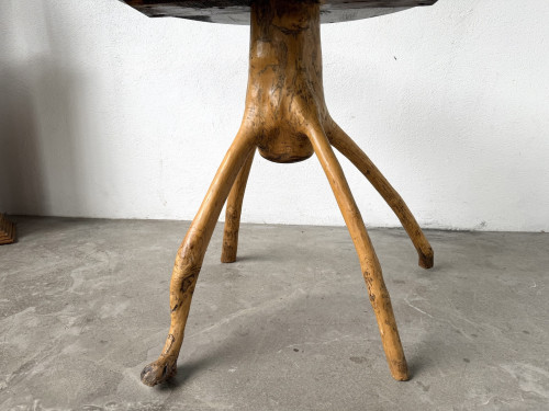 Table brutaliste, art populaire des années 50, vue 6