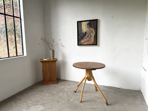 Table brutaliste, art populaire des années 50, vue 9