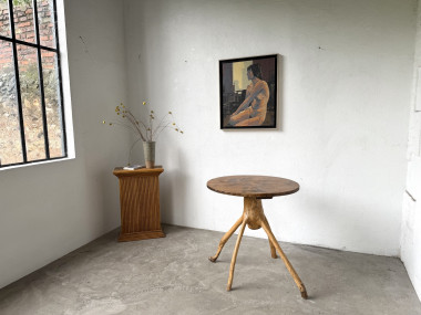 Table brutaliste, art populaire des années 50, vue 9