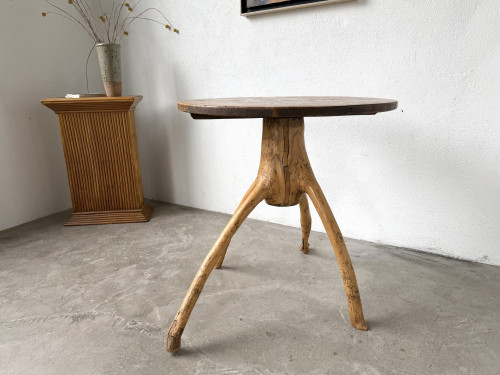 Table brutaliste, art populaire des années 50, vue 12