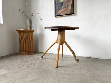Table brutaliste, art populaire des années 50, vue 14