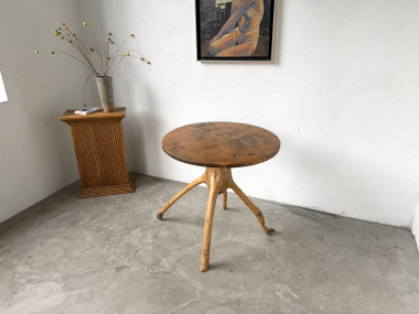 Table brutaliste, art populaire des années 50, vue 15