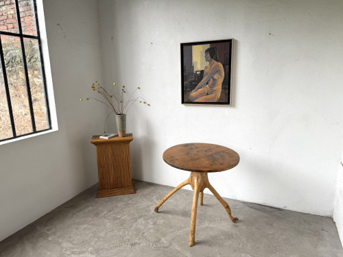 Table brutaliste, art populaire des années 50, vue 16