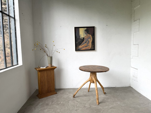Table brutaliste, art populaire des années 50, vue 17