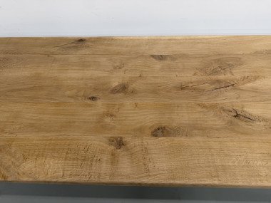 Grande table de salle à manger en chêne massif, au format XXL., vue 9