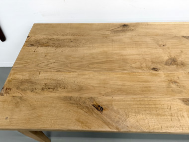 Grande table de salle à manger en chêne massif, au format XXL., vue 10