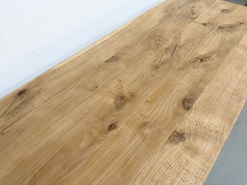 Grande table de salle à manger en chêne massif, au format XXL., vue 13