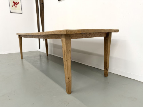 Grande table de salle à manger en chêne massif, au format XXL., vue 15