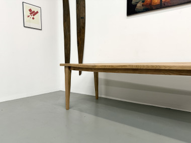 Grande table de salle à manger en chêne massif, au format XXL., vue 17